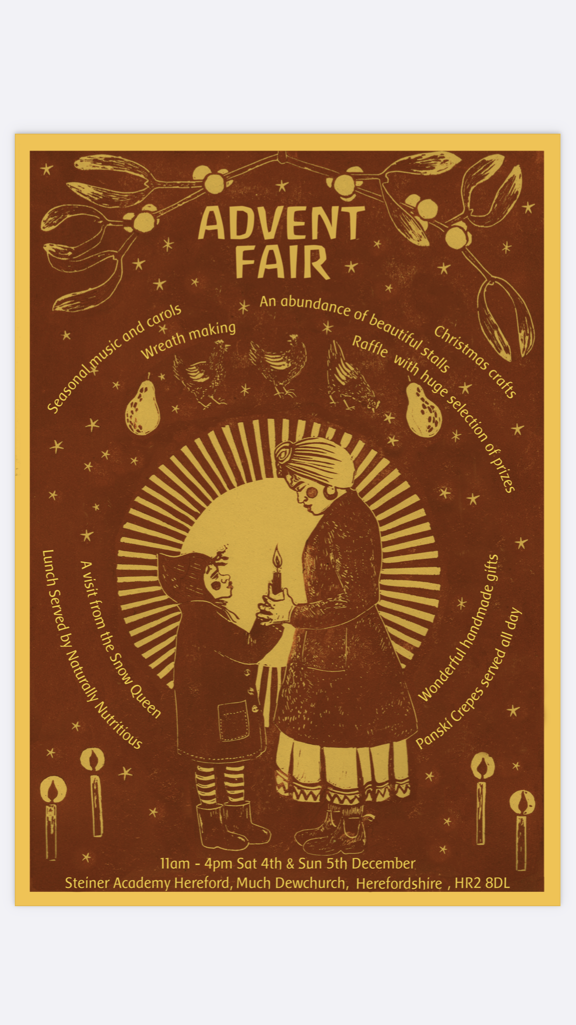 Advent Fair St Pauls Steiner School, London 4&5th of December