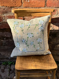 Hand embroidered cushion cover by my mum
