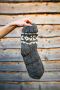 Hand knitted woollen socks from Ukraine