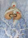 Ukrainian Christmas Card “Winter” by Olga Haydamaka
